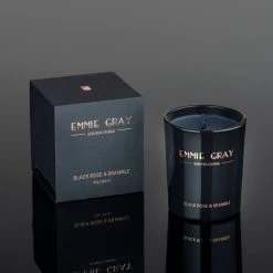 Scented Candle | Black Rose & Bramble | S -Emmie Gray Store Black Rose Bramble Pack S 1280x1280