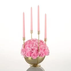 Premium Candle Bowl Infinity | Bridal Pink | L