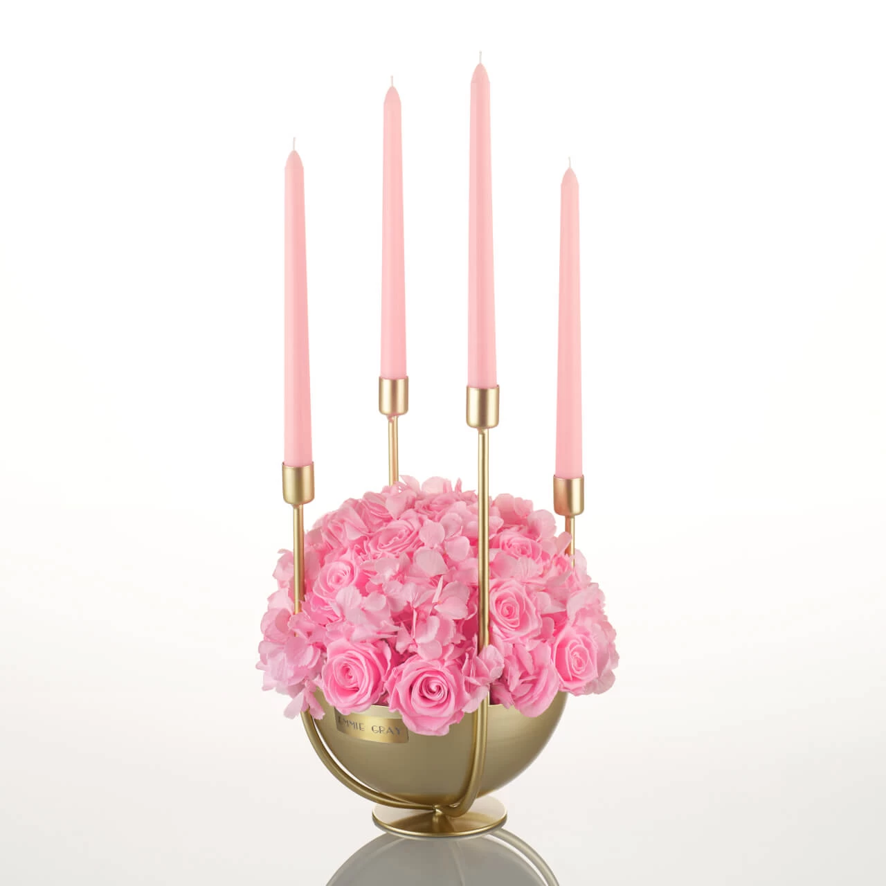 Premium Candle Bowl Infinity | Bridal Pink | L 3 Premium Candle Bowl Infinity | Bridal Pink | L
