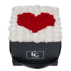 Heart Symbol Infinity Rosebox | Pure White & Vibrant Red | L -Emmie Gray Store EMMIEGRAY LBS HEART INFINITY PUREWHITE VIBRANTRED 1280x1280