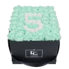 Number Infinity Rosebox | Minty Green & Pure White | L