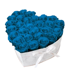 Classic Infinity Rosebox | Aquamarine | L