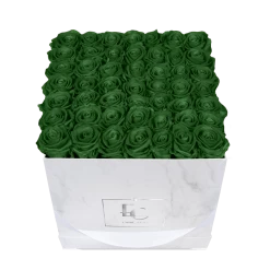 Classic Infinity Rosebox | Emerald Green | L