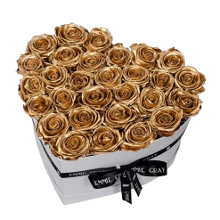 Classic Infinity Rosebox | Gold | L