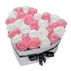 Mix Infinity Rosebox | Bridal Pink & Pure White | L
