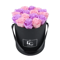 Mix Infinity Rosebox | Bridal Pink & Baby Lilli | M