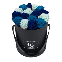 Mix Infinity Rosebox | Minty Green, Aquamarine & Ocean Blue | M