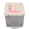 Letter Infinity Rosebox | Pure White & Bridal Pink | M -Emmie Gray Store EMMIEGRAY MGS LETTER INFINITY PUREWHITE BRIDALPINK 1280x1280 1
