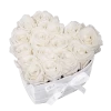 Classic Infinity Rosebox | Pure White | M