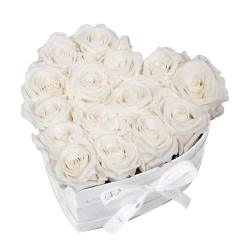 Classic Infinity Rosebox | Pure White | M