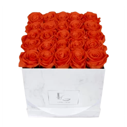 Classic Infinity Rosebox | Orange Flame | M