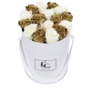 Mix Infinity Rosebox | Gold & Pure White | M
