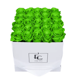 Classic Infinity Rosebox | Green Glow | M