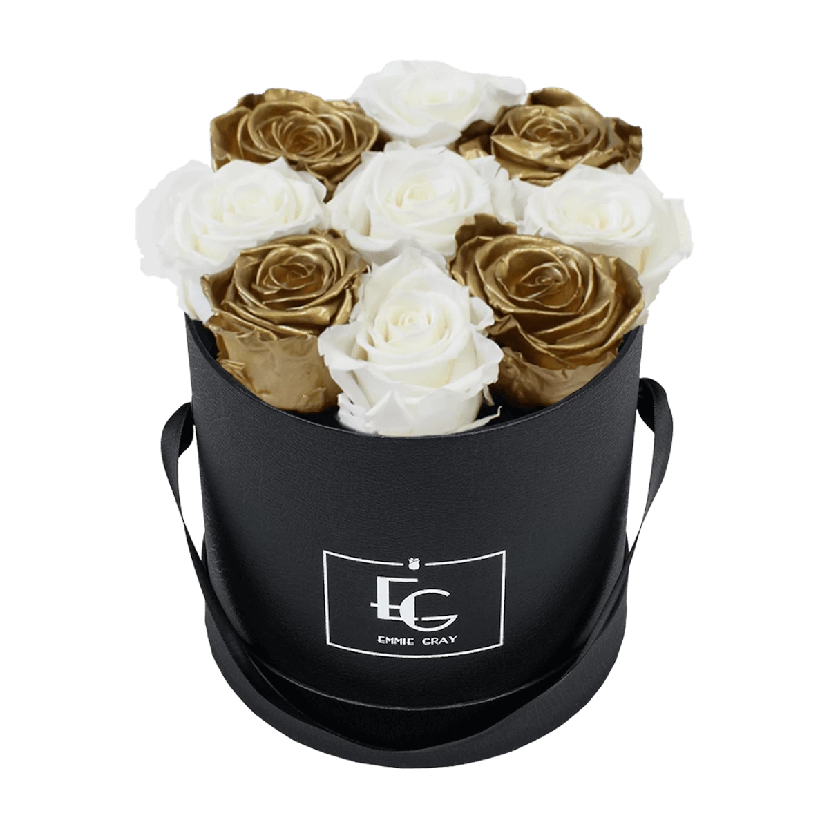 Mix Infinity Rosebox | Gold & Pure White | S 3 Mix Infinity Rosebox | Gold & Pure White | S