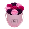 Mix Infinity Rosebox | Velvet Plum, Bridal Pink & Hot Pink | S -Emmie Gray Store EMMIEGRAY SPR MIX INFINITY VELVETPLUM HOTPINK 1280x1280