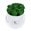 Classic Infinity Rosebox | Emerald Green | S