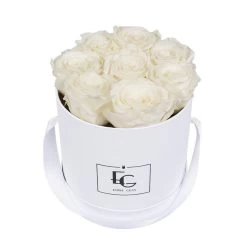 Classic Infinity Rosebox | Pure White | S