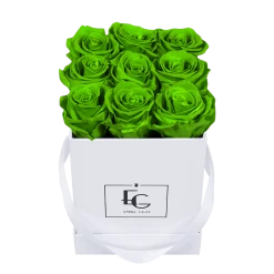 Classic Infinity Rosebox | Green Glow | S
