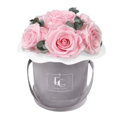 Splendid Eucalyptus Infinity Rosebox | Bridal Pink | XS