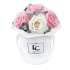 Splendid Eucalyptus Infinity Rosebox | Pure White & Bridal Pink | XS -Emmie Gray Store EMMIEGRAY XWR SPLENDID EUCALYPTUS INFINITY PUREWHITE BRIDALPINK 1280x1280