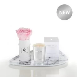 Premium Marble Metallic Tray | White Marble Metallic | S -Emmie Gray Store Emmie Gray Metallic Pink Sparkle Set mitbutton 1280x1280 1