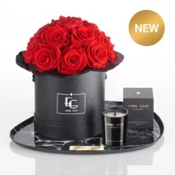 Premium Marble Metallic Tray | Black Marble Metallic | L -Emmie Gray Store Emmie Gray Metallic Red Decadence Set mitbutton 1280x1280 1