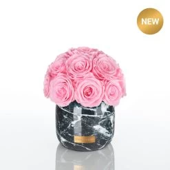 Premium Marble Metallic Vase | Black Marble Metallic | S -Emmie Gray Store Emmie Gray Premium Marble Metallic Black S bridalpink button 1280x1280