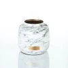 Premium Marble Metallic Vase | White Marble Metallic | S -Emmie Gray Store Emmie Gray Premium Marble Metallic Vase White S 1280x1280 4
