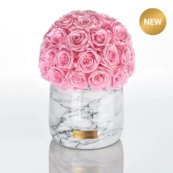 Premium Marble Metallic Infinity | Bridal Pink | L