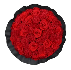 Splendid Carnation Infinity Rosebox | Vibrant Red | L -Emmie Gray Store LRR SplCar Top 1280x1280 1