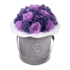 Splendid Hydrangea Mix Infinity Rosebox | Baby Lilli & Violet Vain | M -Emmie Gray Store MGR Infinity Hydrogenia Mix BabyLilli VelvetPlum 1280x1280
