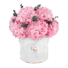 Signature Hydrangea Infinity Rosebox | Bridal Pink | M