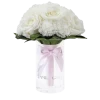 Romantic Carnation Infinity Bouquet | Pure White | S -Emmie Gray Store Romantic Pink PureWhite Carnation3 1280x1280
