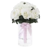 Romantic Eucalyptus Infinity Bouquet | Pure White | S -Emmie Gray Store Romantic Pink PureWhite Eucalyptus 1280x1280