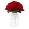 Romantic Carnation Infinity Bouquet | Vibrant Red | S -Emmie Gray Store Romantic White VibrantRed Carnation 1280x1280 1