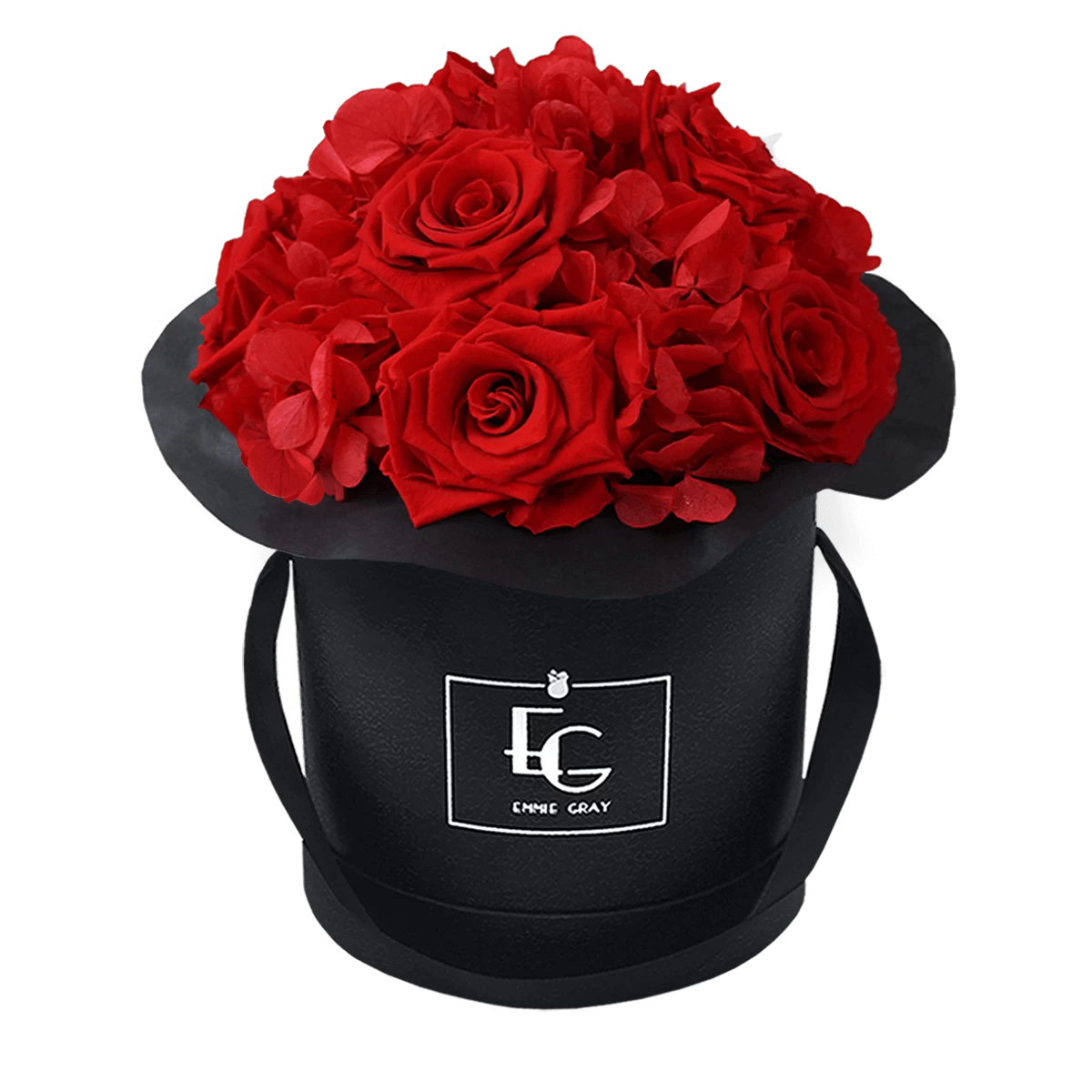 Splendid Hydrangea Infinity Rosebox | Vibrant Red | S 3 Splendid Hydrangea Infinity Rosebox | Vibrant Red | S