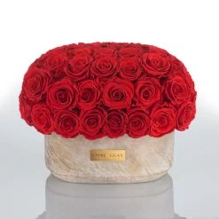 Premium Solid Vase | Golden Sand | M -Emmie Gray Store S Sol Oval Vibrantred mitbutton 1280x1280