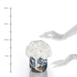 Premium Marble Metallic Infinity | Baby Blue | S -Emmie Gray Store S blackmarmor lineal 1280x1280