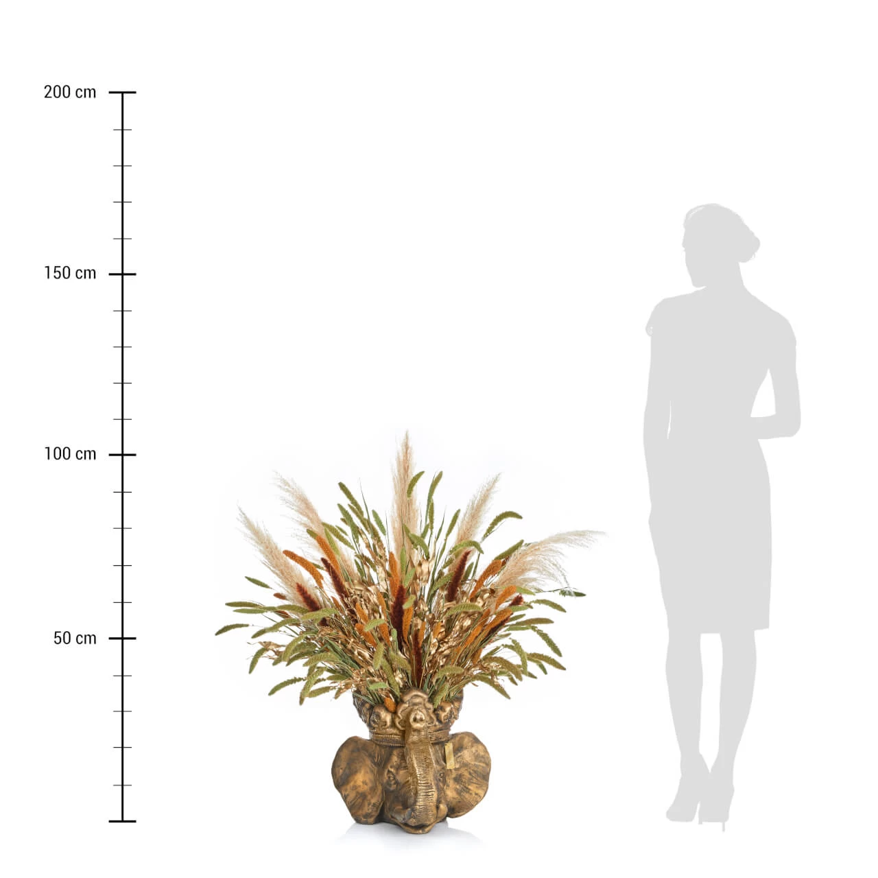 Natural Vase | Gold | ONE SIZE 4 Natural Vase | Gold | ONE SIZE – Bild 2