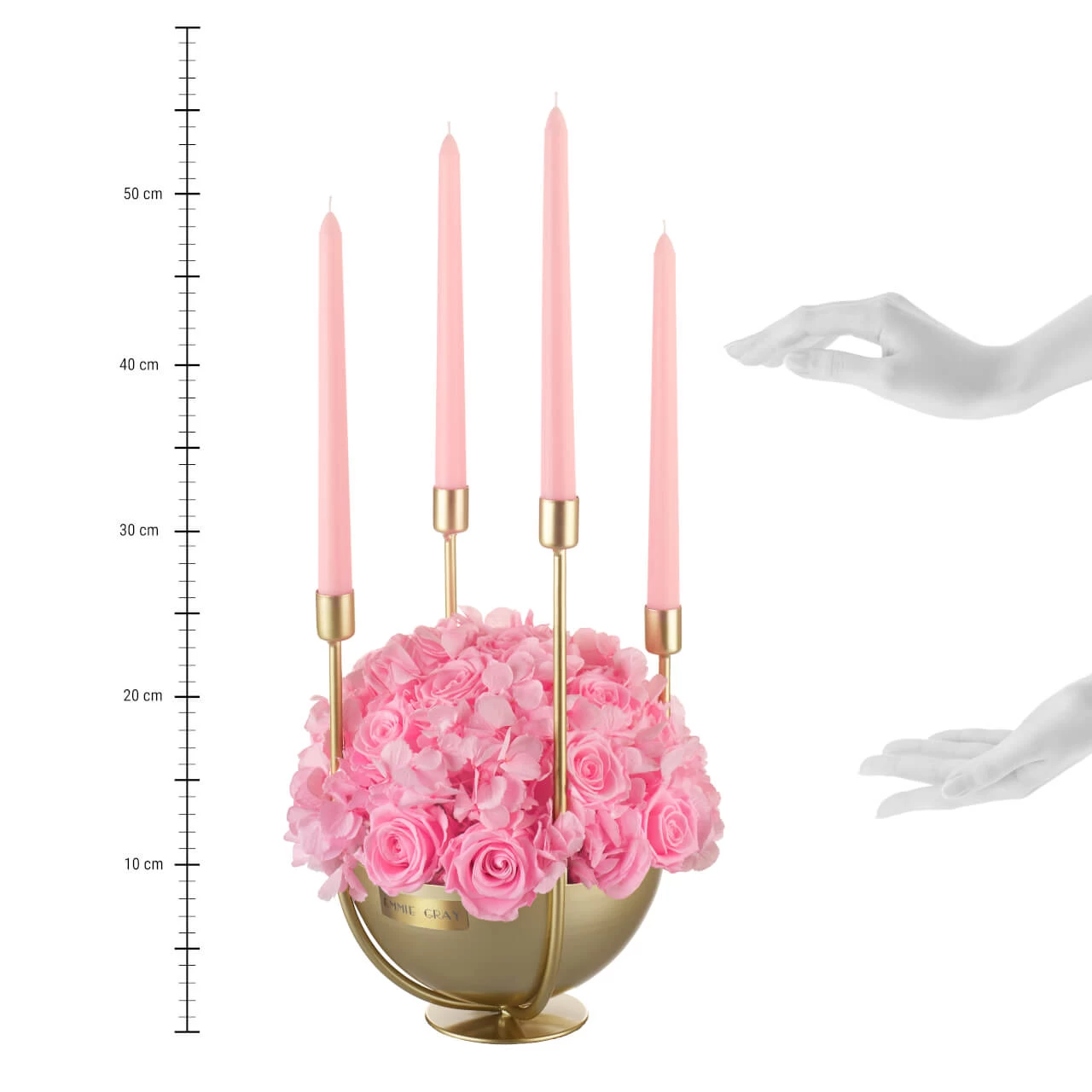 Premium Candle Bowl Infinity | Bridal Pink | L 4 Premium Candle Bowl Infinity | Bridal Pink | L – Bild 2