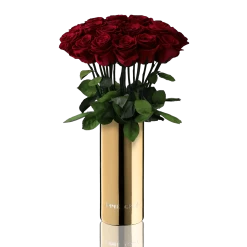 Classic Vase Set | Burgundy | 15 ROSES