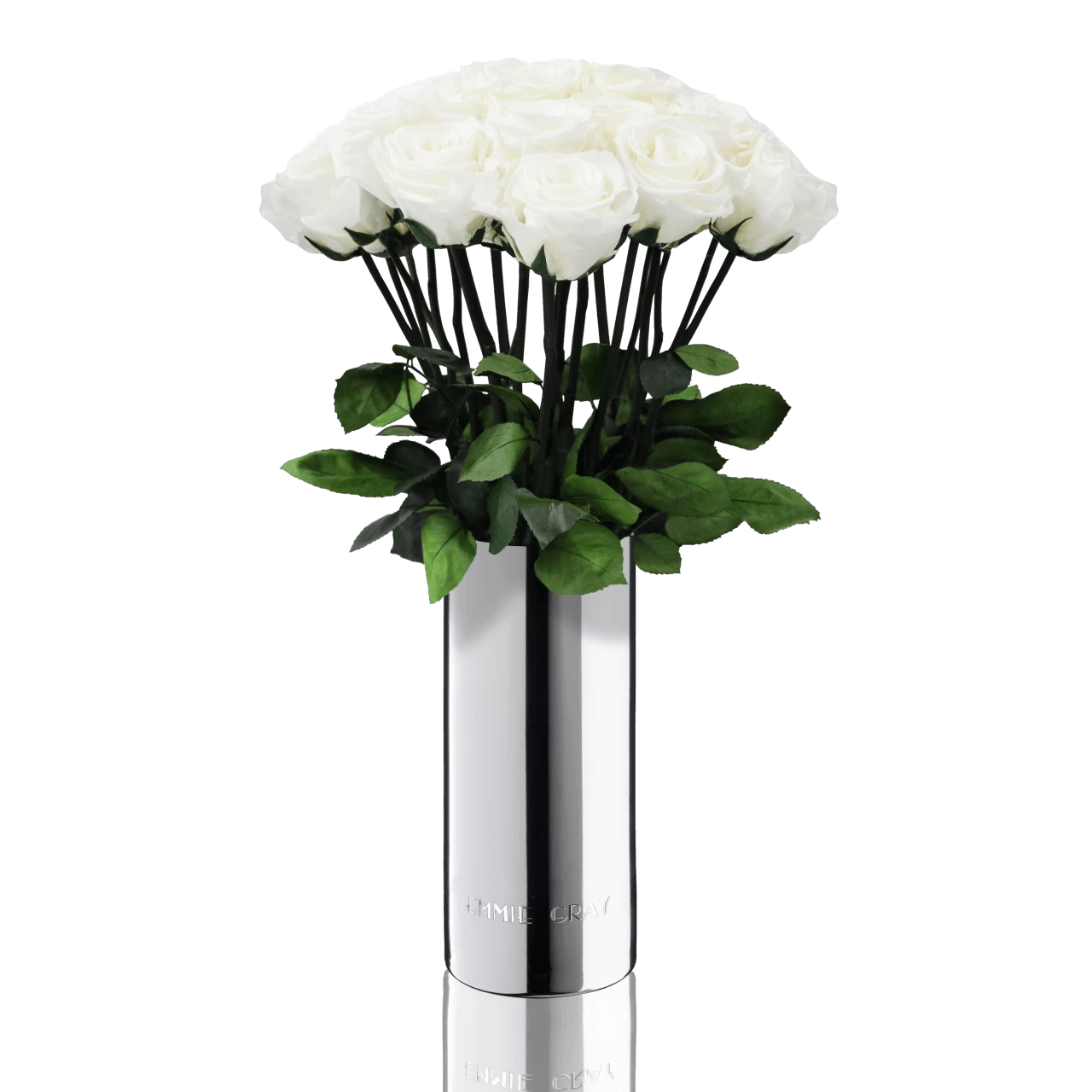 Classic Vase Set | Pure White | 15 ROSES 3 Classic Vase Set | Pure White | 15 ROSES