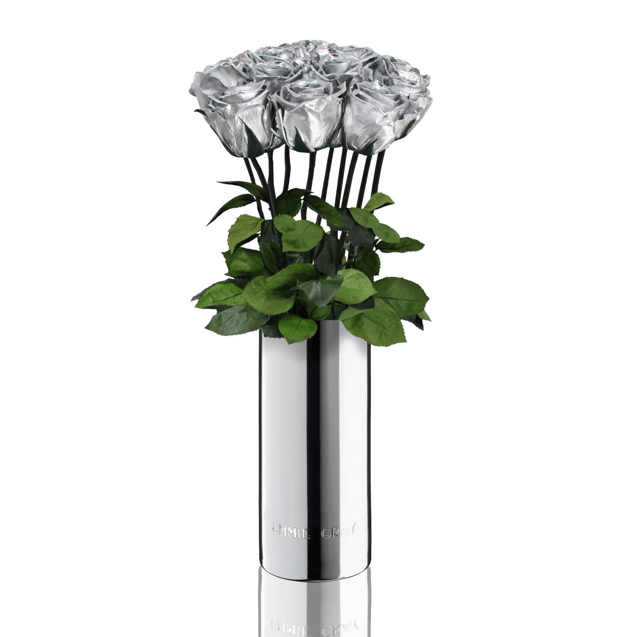 Classic Vase Set | Silver | 10 ROSES 3 Classic Vase Set | Silver | 10 ROSES